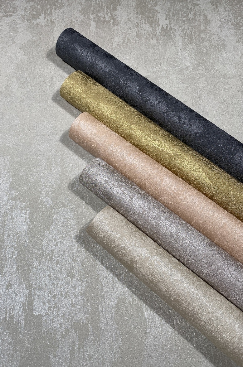 behang metallic roze beige structuur 35131 s6