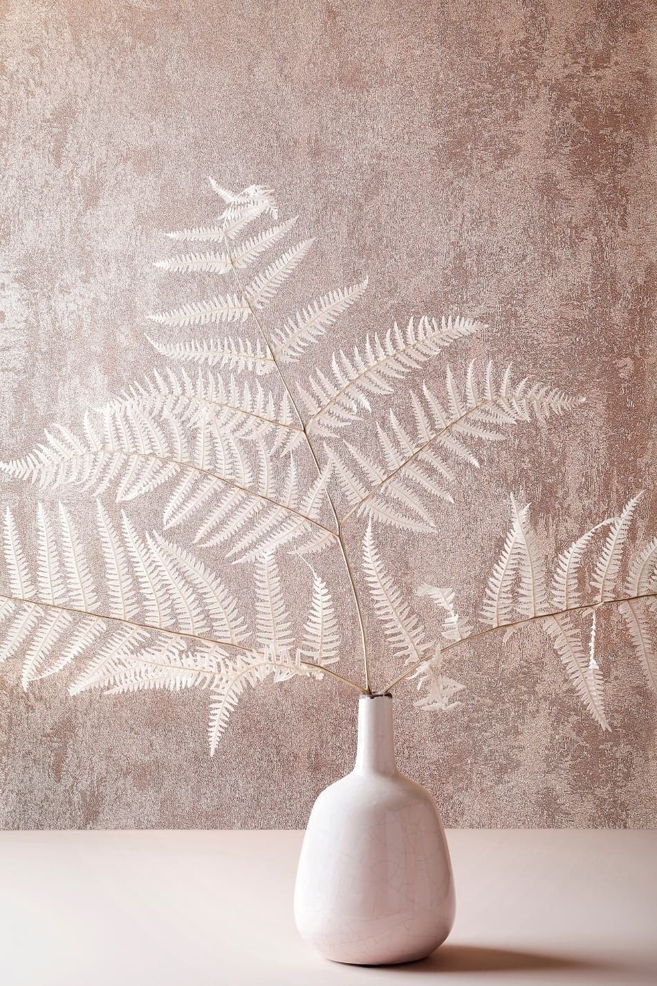 behang metallic roze structuur 34279 s1