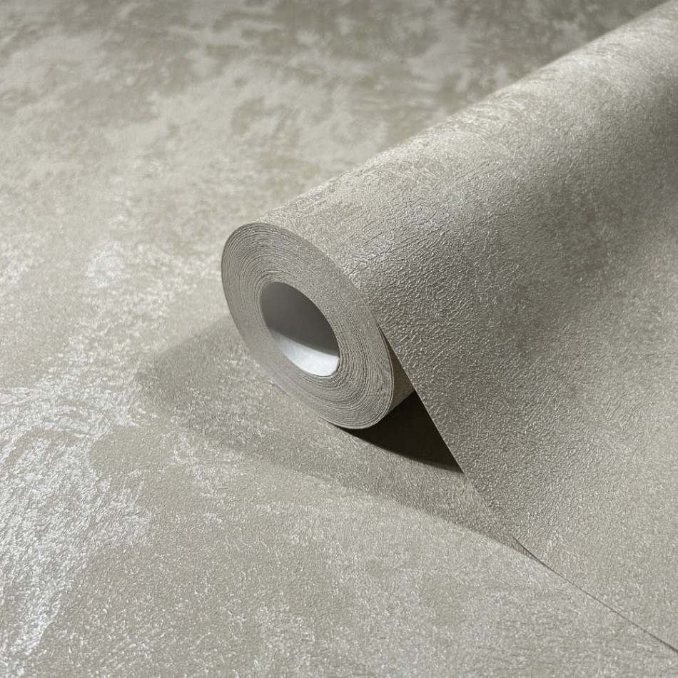 behang metallic zand beige structuur 35133 s2
