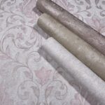 behang metallic zand beige structuur 35133 s5