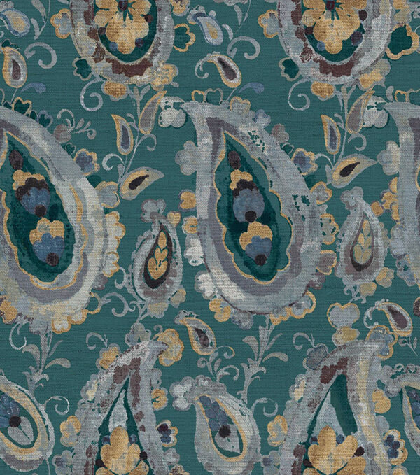 behang organisch paisley 39017