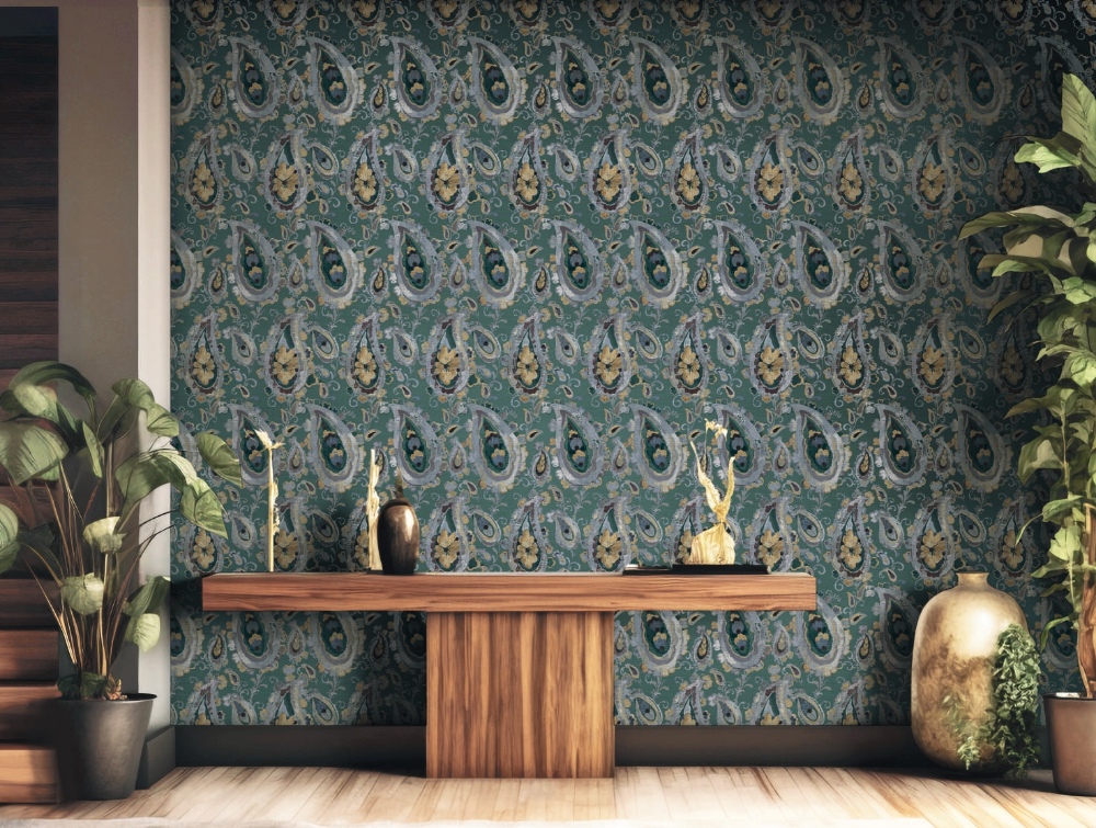 behang organisch paisley 39017 s1