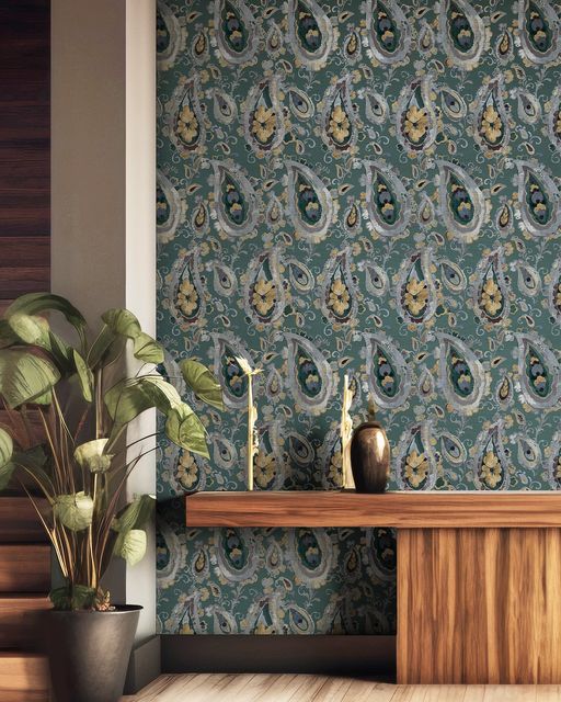 behang organisch paisley 39017 s2