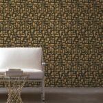 behang organische vormen zwart goud DWP0364 04 s1 1