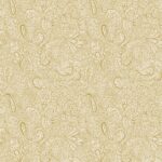 behang paisley bloemen goud geel 11302
