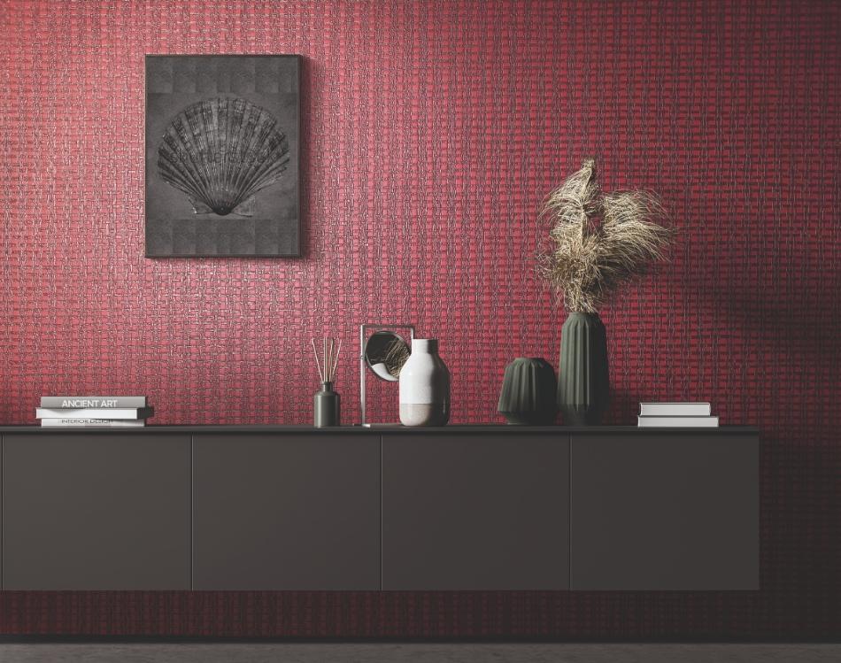 behang rotan structuur rood 55569 s1 1
