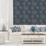 behang vervaagde bloemen G78258 s1