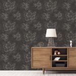 behang vervaagde bloemen G78259 s1