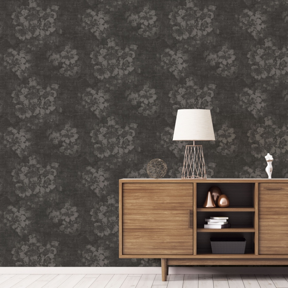 behang vervaagde bloemen G78259 s1