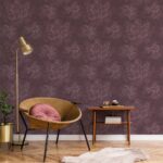 behang vervaagde bloemen G78261 s1