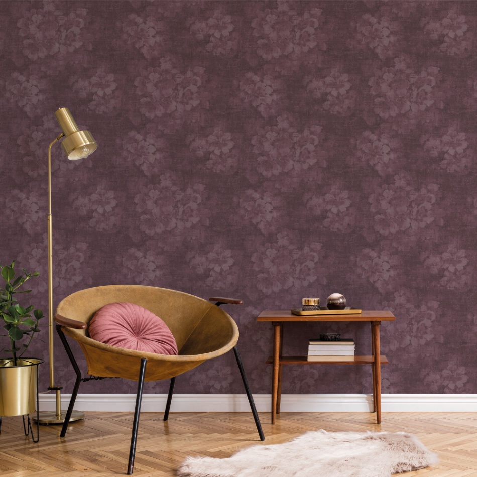 behang vervaagde bloemen G78261 s1