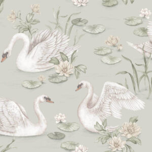 Boråstapeter Newbie Wallpaper-2 6925 Lily Swan