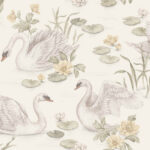 borastapeter newbie wallpaper ii lily swan 6926 behang 2