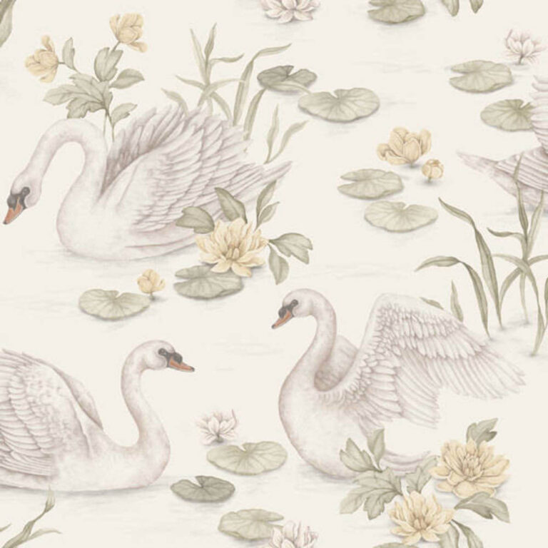 borastapeter newbie wallpaper ii lily swan 6926 behang 2