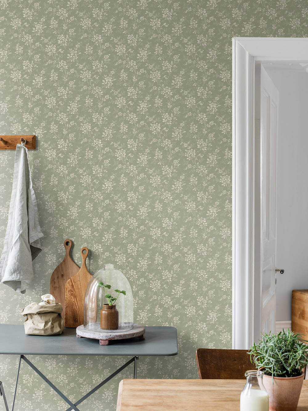 borastapeter woodland hip rose 1182 behang 1
