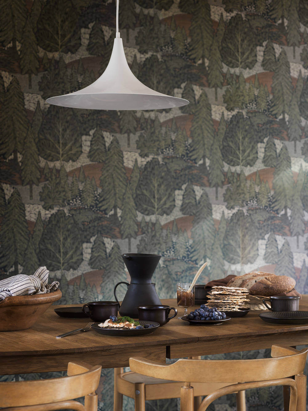 borastapeter woodland northern forest 4701 behang 1