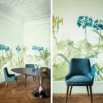 aloe walk glass paint paper library behang