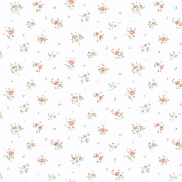 behang aquarel bloemetjes PF38158