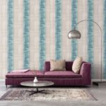 behang banen beige blauw G78276 s1