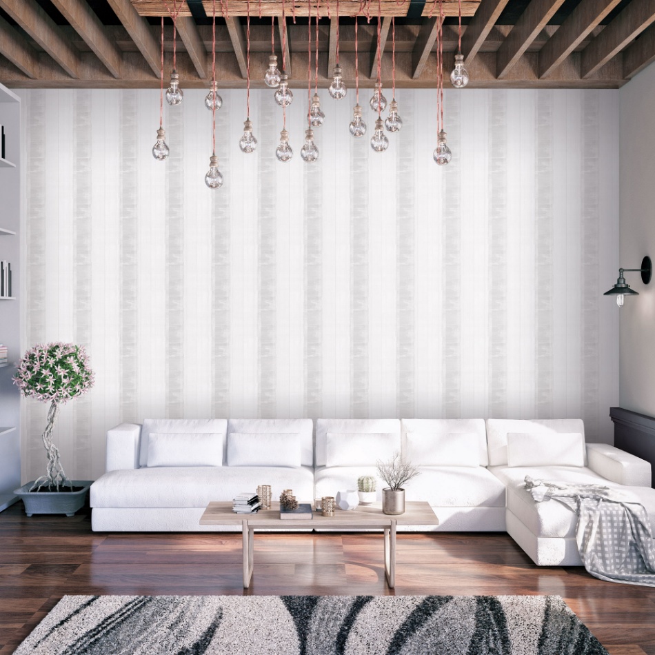 behang banen wit G78274 s1