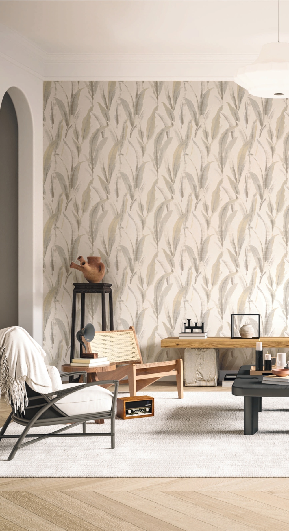 behang bladeren 39001 s1