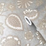 behang bladeren bloemen print DWP0351 04 s1
