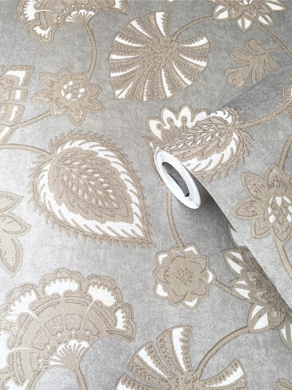 behang bladeren bloemen print DWP0351 04 s1