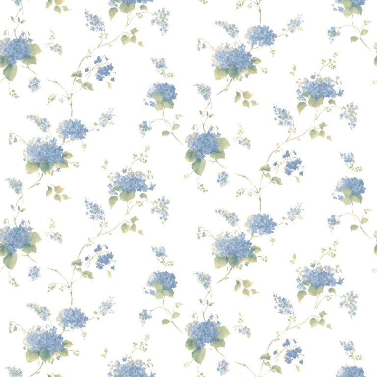 behang bloemen hortensia PF38108