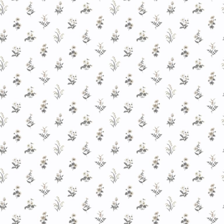behang bloemetjes plantjes PF38167