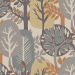 behang bomen in bos AN28282 s1