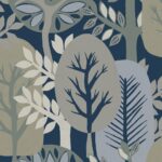 behang bomen in bos AN28284