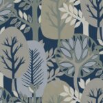 behang bomen in bos AN28284 s1