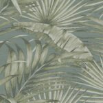 behang grote tropische bladeren 42207