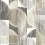 behang halve cirkels abstract grijs 27529