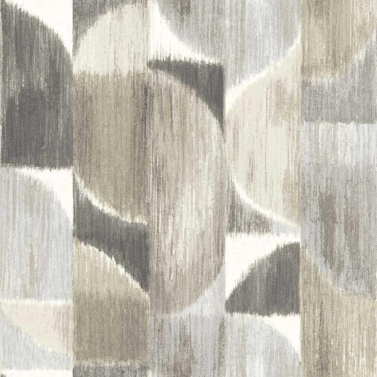 behang halve cirkels abstract grijs 27529