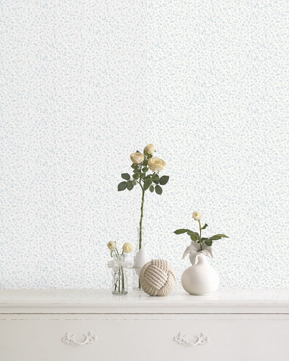 behang kleine bloemetjes aquarel PF38154 s1