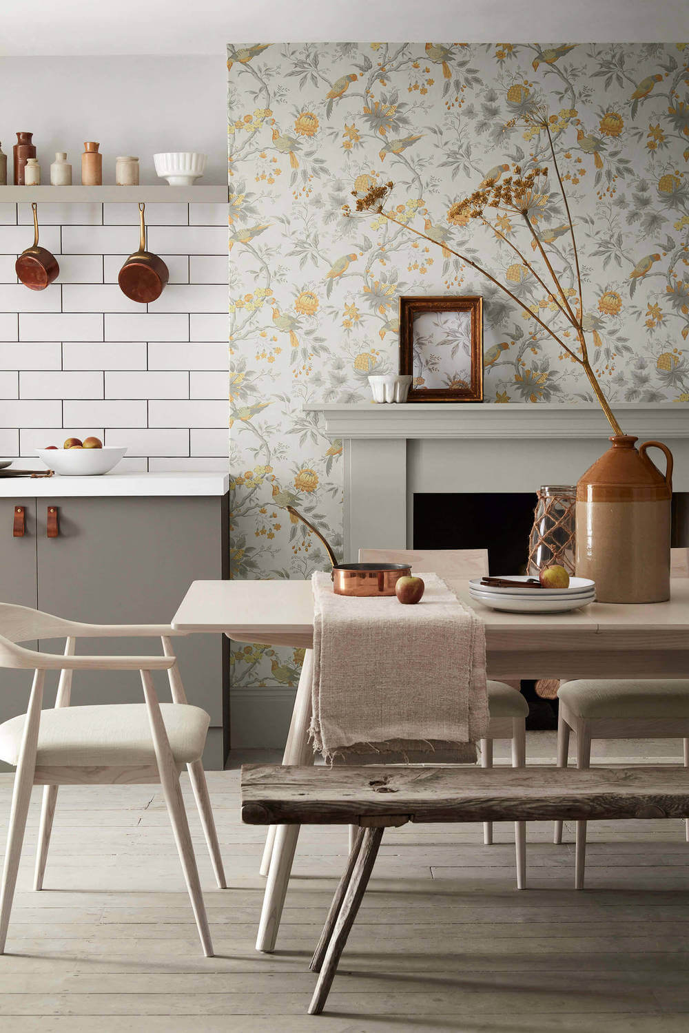 behang little greene archive trails ii brooke house cinder 2