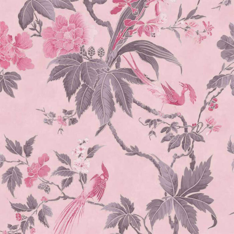 behang little greene archive trails paradise pink 1