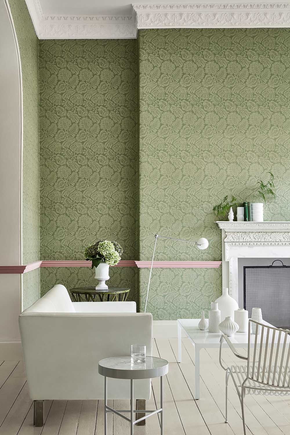 Behang Little Greene London Wallpapers IV Palace Road 1895 Oakes