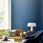 behang little greene london wallpapers v st james park cobalt fade 1 1
