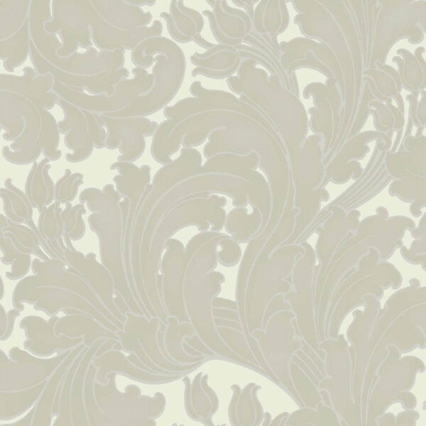 behang little greene national trust papers ii tulip pale grey 1
