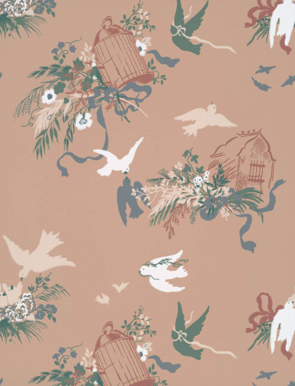 behang little greene national trust papers iii volieres masquerade 1