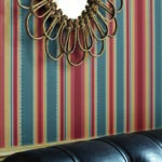 Behang Little Greene Painted Papers Colonial Stripe 1840 Morocco