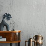 behang metallic beton structuur 35144 s1