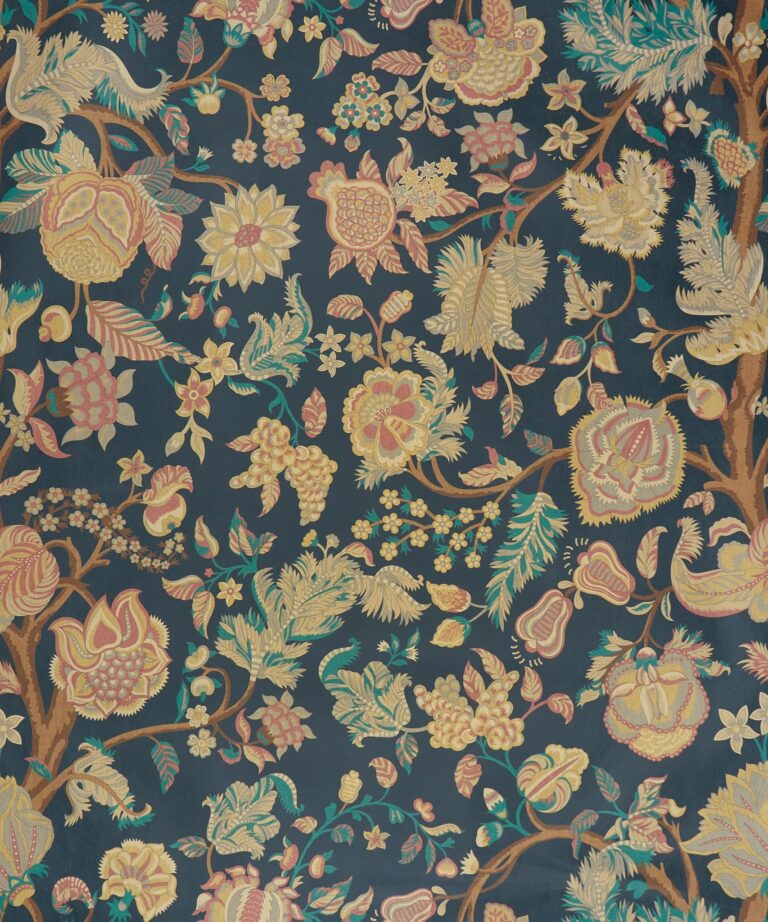 liberty london liberty palampore trail pewter blue