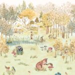 little greene little greene behang potters woodlan