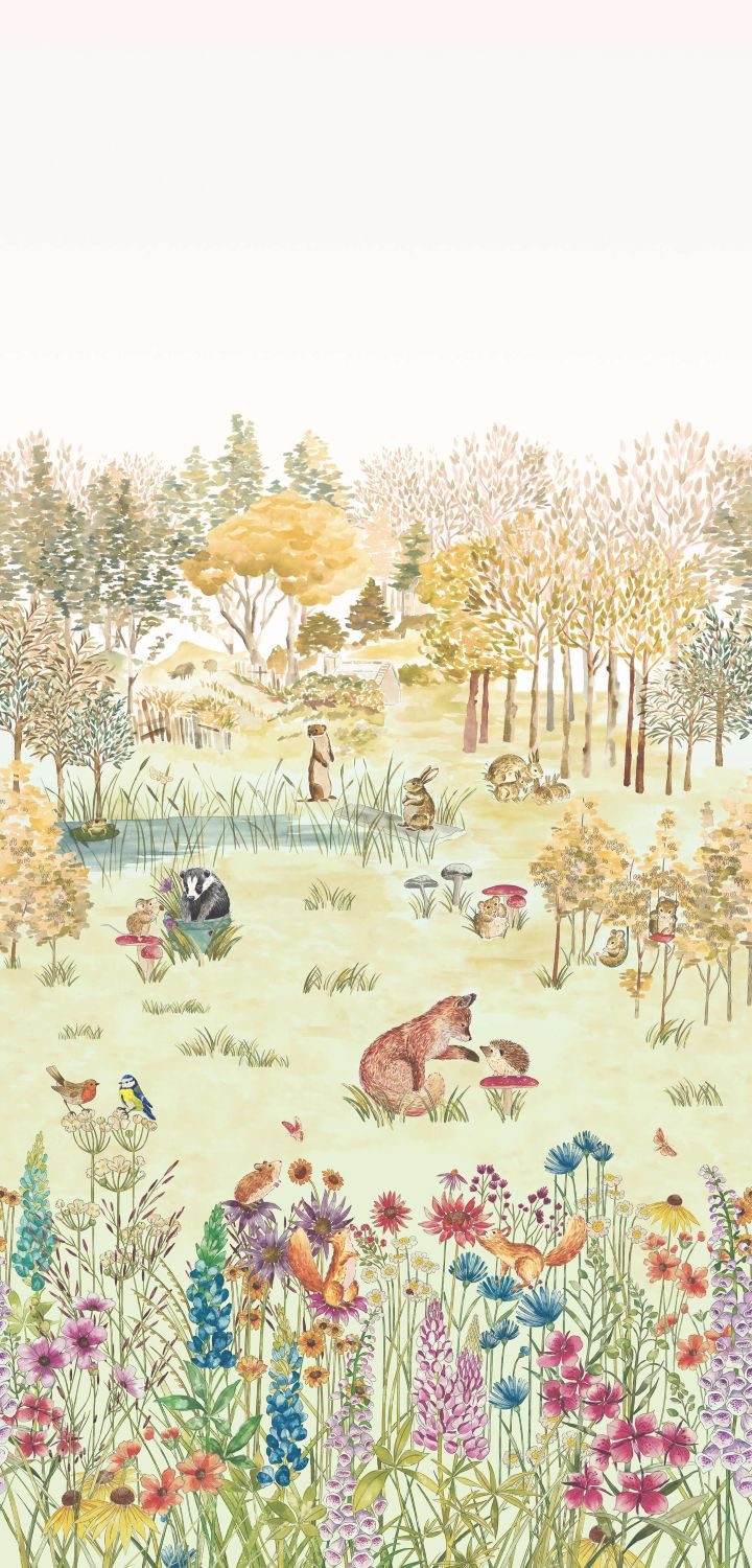 little greene little greene behang potters woodlan