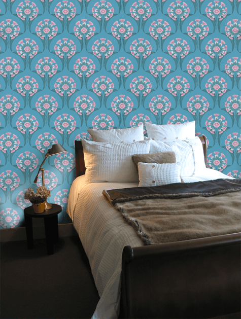 little greene little greene hencroft azure 0245hea