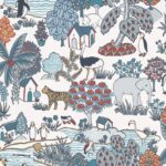 little greene little greene wallpaper animal kingd 2