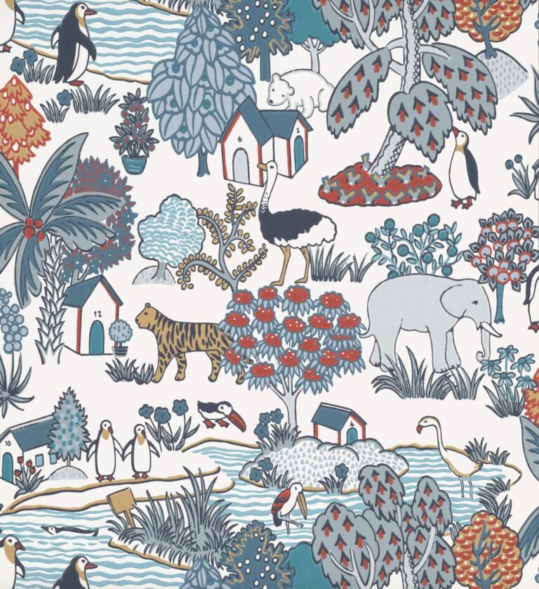 little greene little greene wallpaper animal kingd 2